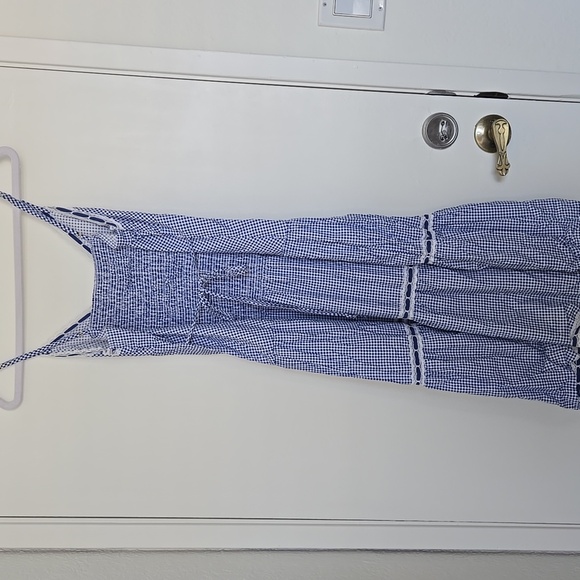 PINK Victoria's Secret Blue and White Checkered Midi Dress - Picture 8 of 15